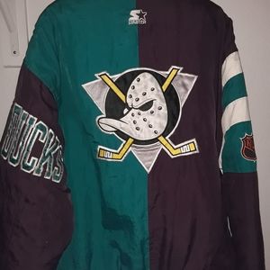Vintage Mighty ducks 90's Starter Jacket Size XL